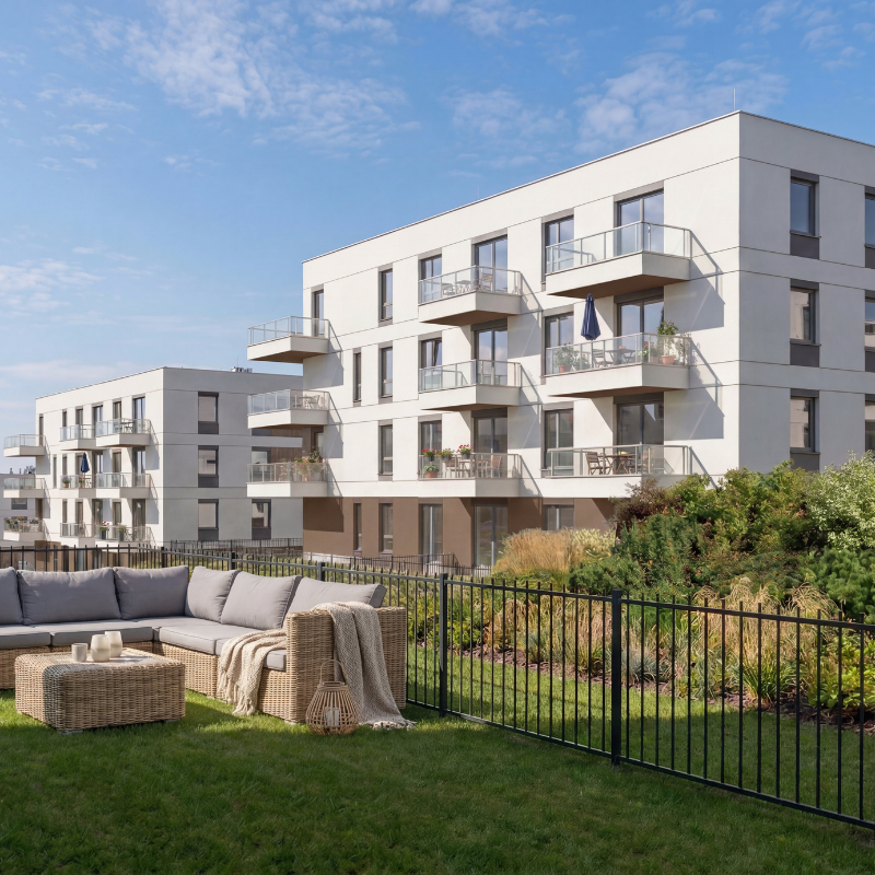 What is living like in the Kaskada Jasień I and II estates?